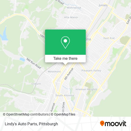 Lindy's Auto Parts map