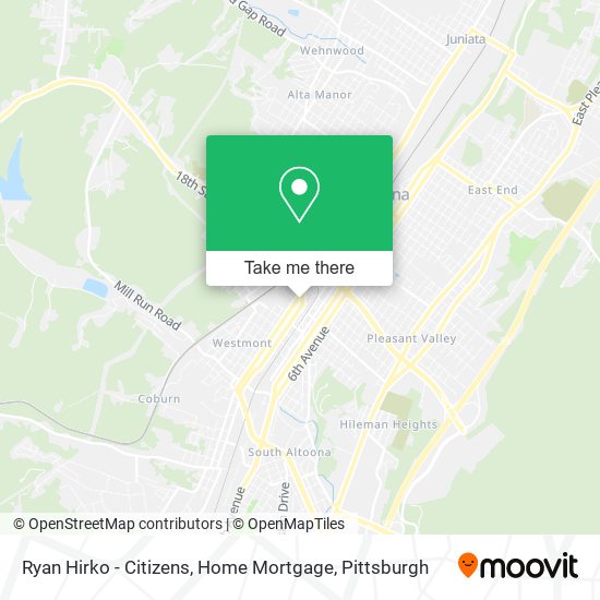 Mapa de Ryan Hirko - Citizens, Home Mortgage