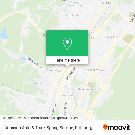 Mapa de Johnson Auto & Truck Spring Service