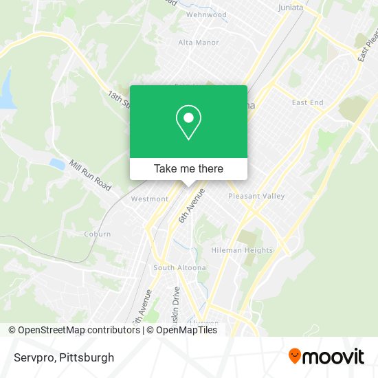 Servpro map