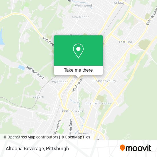 Altoona Beverage map