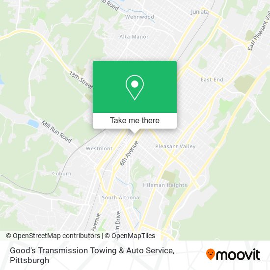 Mapa de Good's Transmission Towing & Auto Service