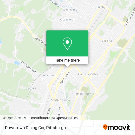 Mapa de Downtown Dining Car