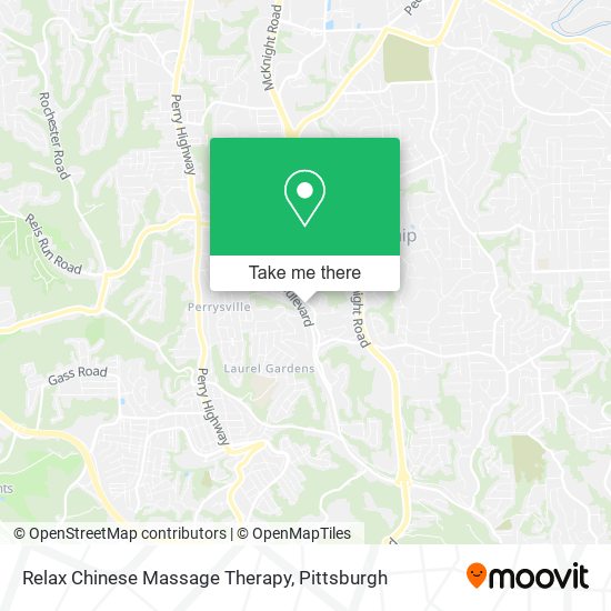 Relax Chinese Massage Therapy map