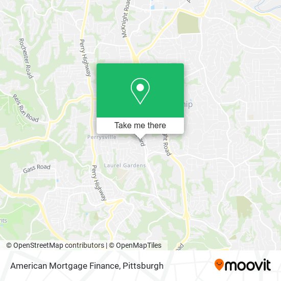 Mapa de American Mortgage Finance