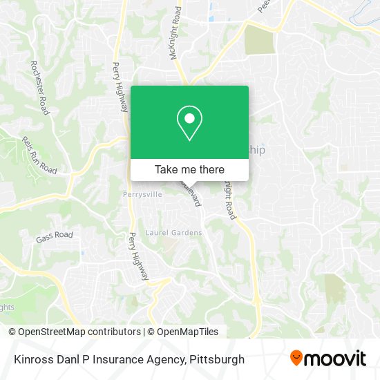 Mapa de Kinross Danl P Insurance Agency