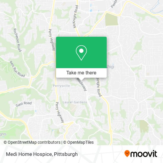 Medi Home Hospice map