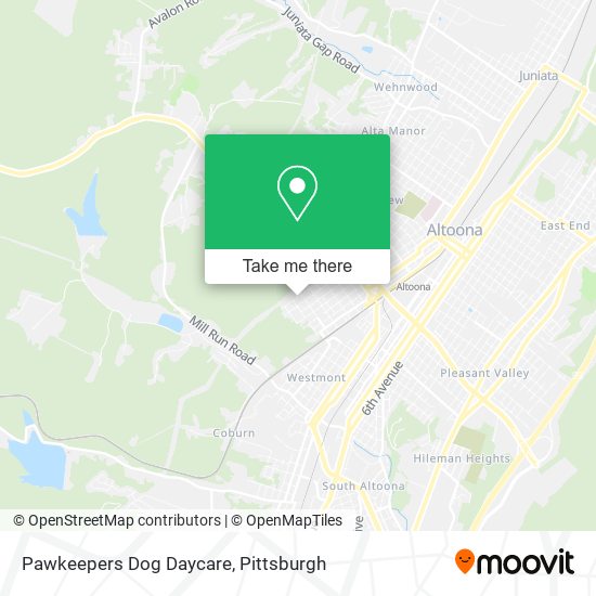 Mapa de Pawkeepers Dog Daycare