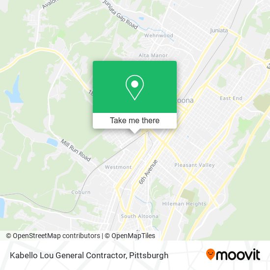 Kabello Lou General Contractor map