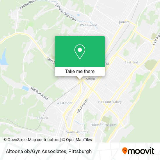 Mapa de Altoona ob/Gyn Associates