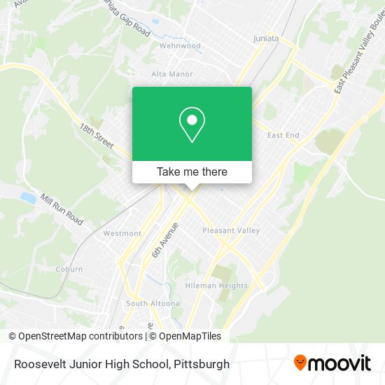 Mapa de Roosevelt Junior High School