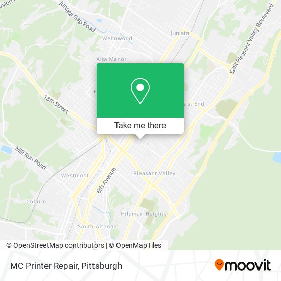 MC Printer Repair map