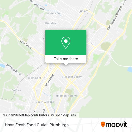 Mapa de Hoss Fresh Food Outlet