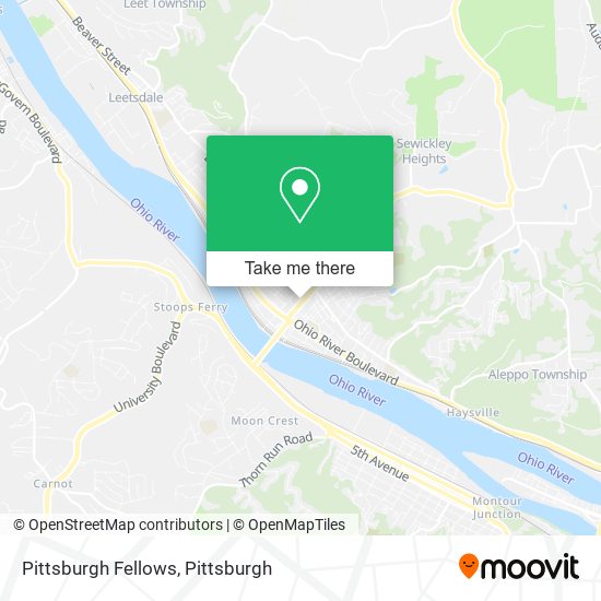 Mapa de Pittsburgh Fellows