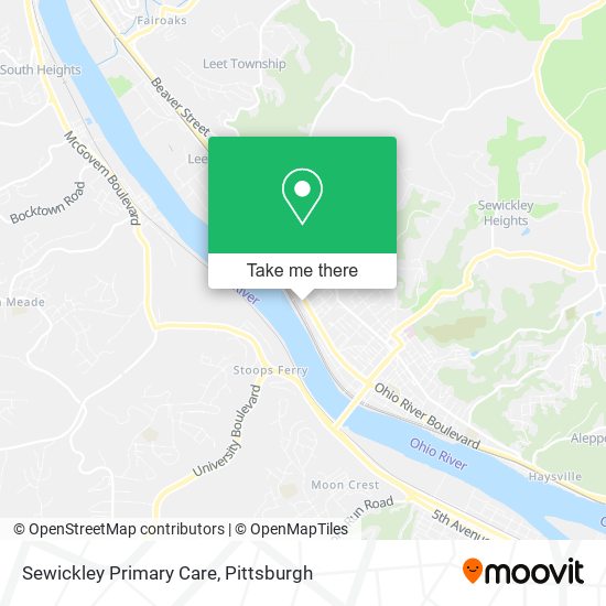Mapa de Sewickley Primary Care