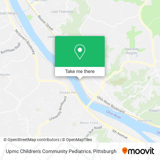 Mapa de Upmc Children's Community Pediatrics