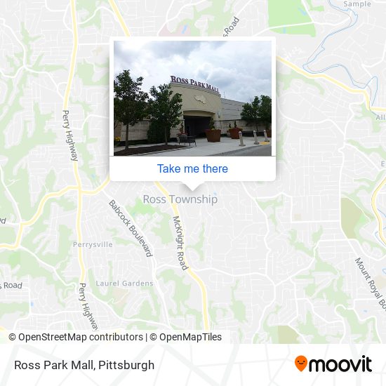 Ross Park Mall map