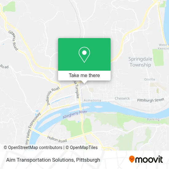 Aim Transportation Solutions map