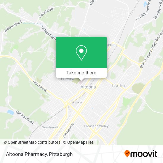 Mapa de Altoona Pharmacy