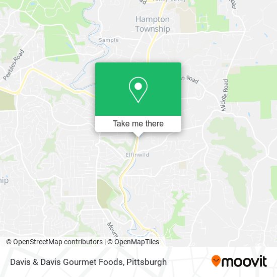 Mapa de Davis & Davis Gourmet Foods