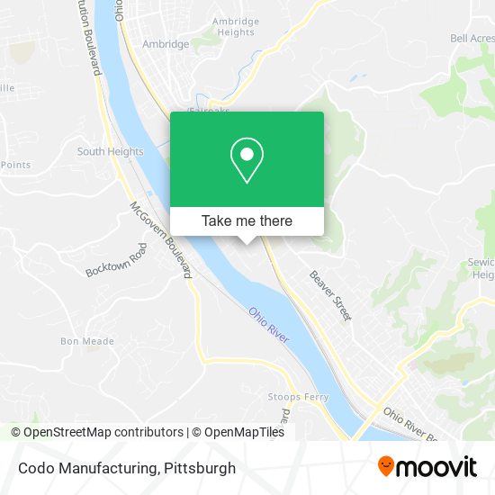 Codo Manufacturing map