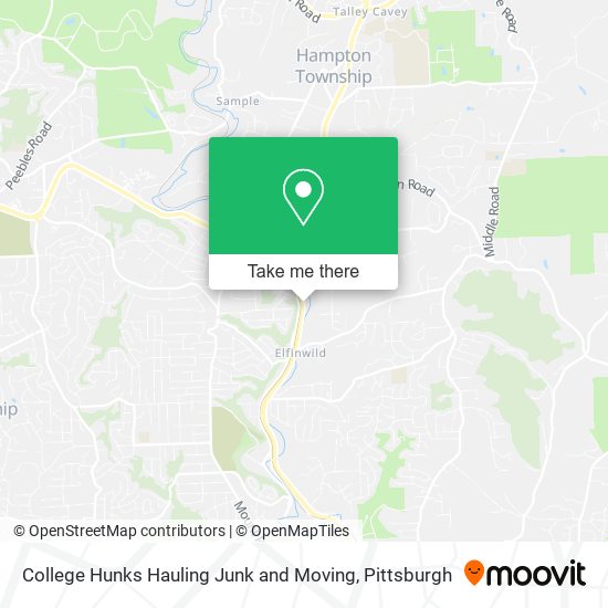 College Hunks Hauling Junk and Moving map