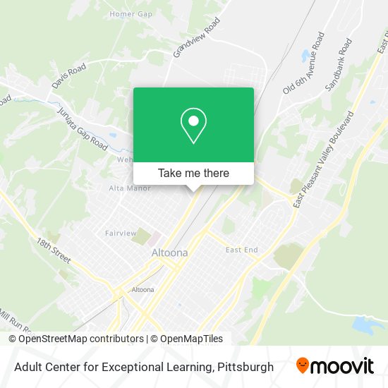 Adult Center for Exceptional Learning map