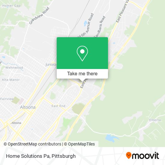 Mapa de Home Solutions Pa