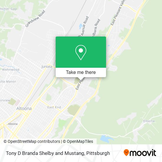 Mapa de Tony D Branda Shelby and Mustang