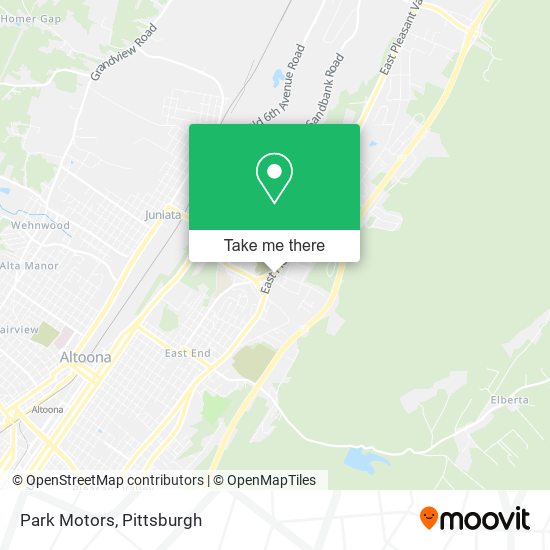 Park Motors map