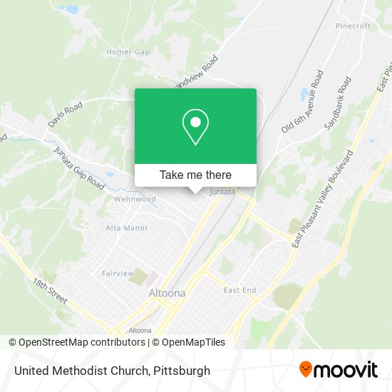 Mapa de United Methodist Church