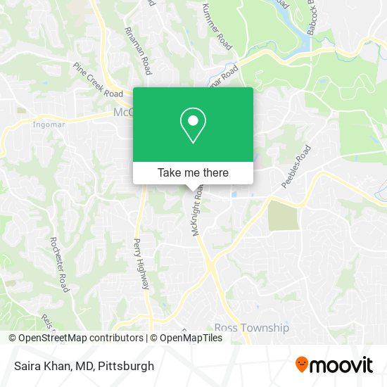 Saira Khan, MD map