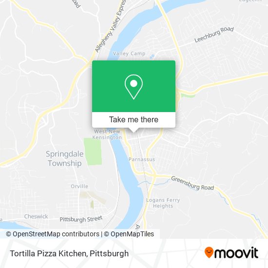 Mapa de Tortilla Pizza Kitchen