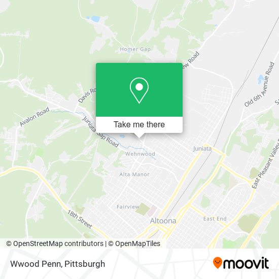 Mapa de Wwood Penn