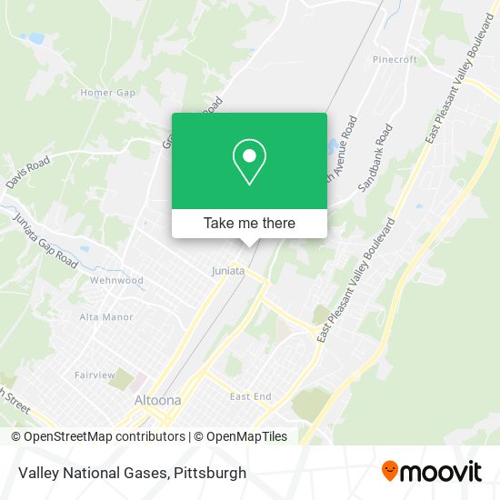 Mapa de Valley National Gases