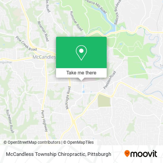 Mapa de McCandless Township Chiropractic