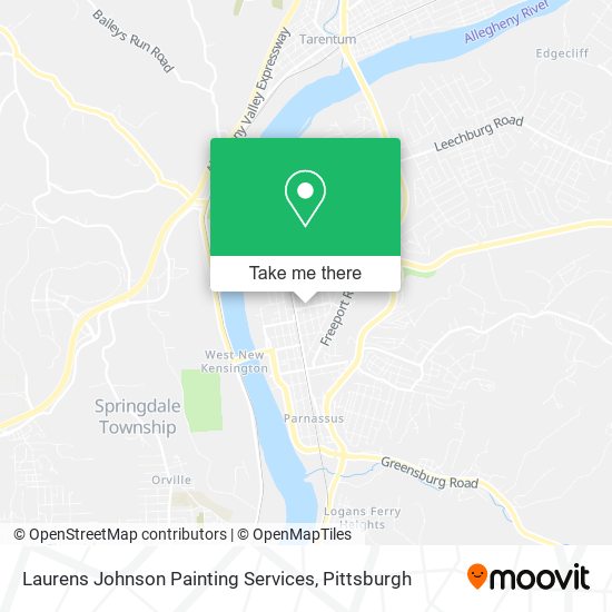 Laurens Johnson Painting Services map
