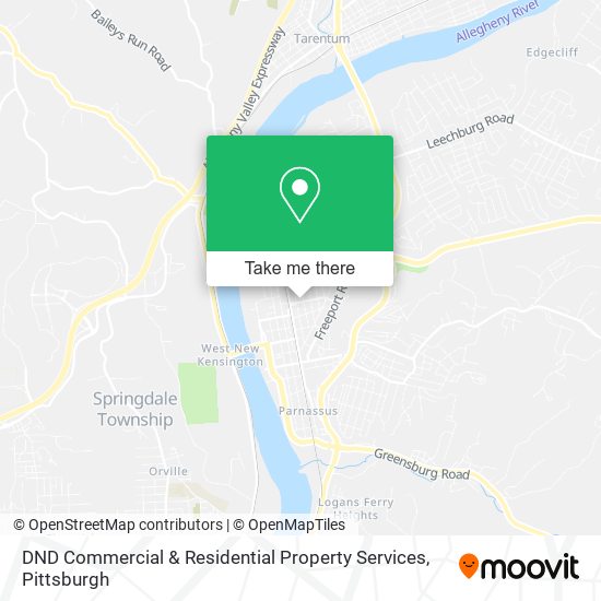 DND Commercial & Residential Property Services map