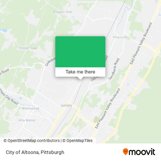 Mapa de City of Altoona