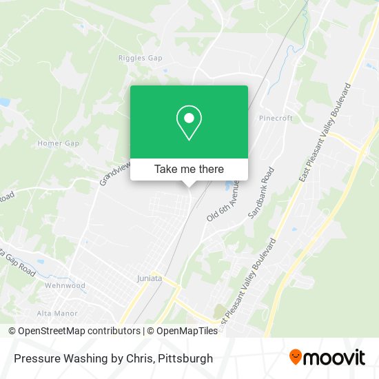 Mapa de Pressure Washing by Chris