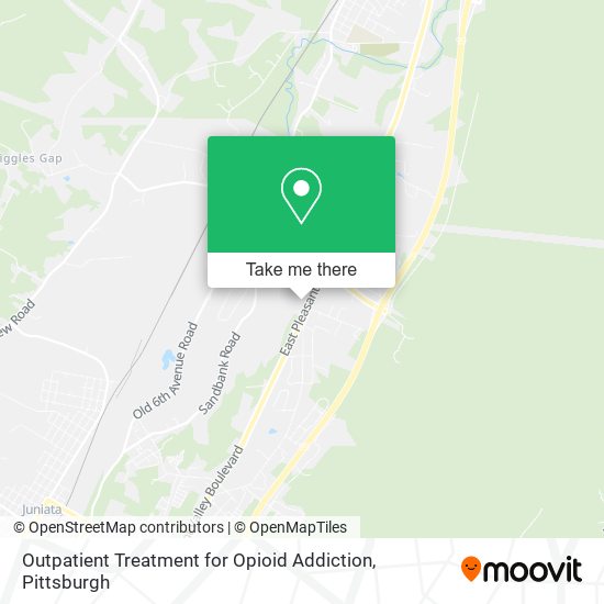 Outpatient Treatment for Opioid Addiction map