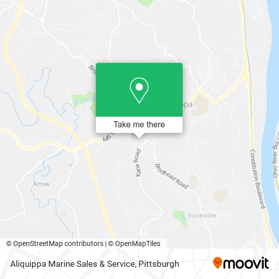 Mapa de Aliquippa Marine Sales & Service