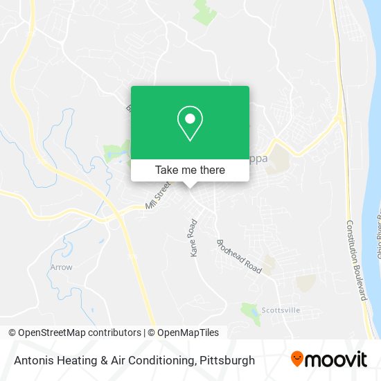 Mapa de Antonis Heating & Air Conditioning