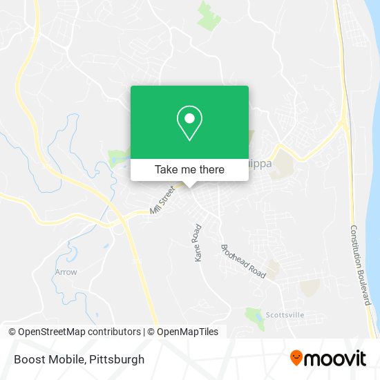 Mapa de Boost Mobile