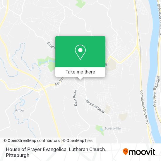 Mapa de House of Prayer Evangelical Lutheran Church