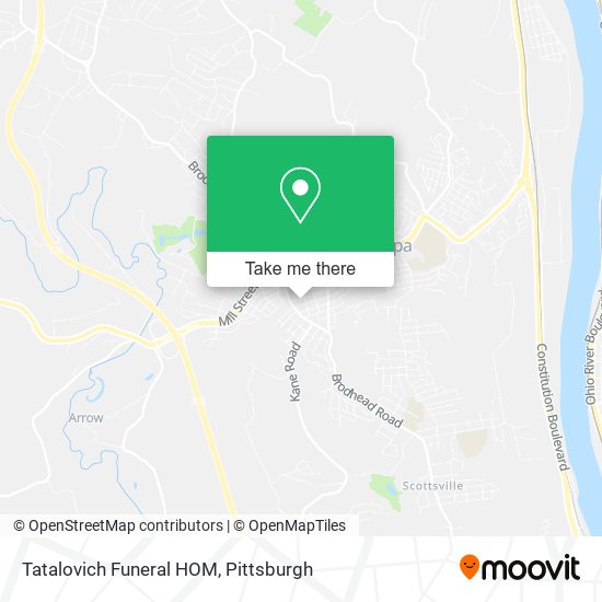 Tatalovich Funeral HOM map