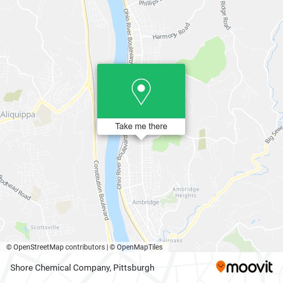 Shore Chemical Company map