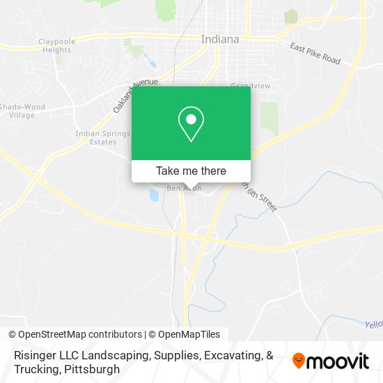 Mapa de Risinger LLC Landscaping, Supplies, Excavating, & Trucking