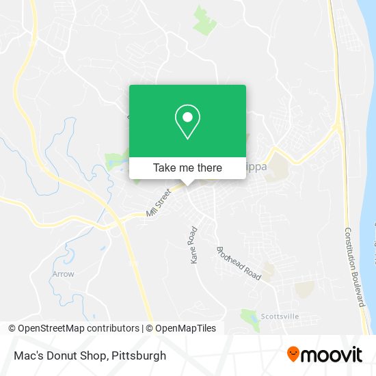 Mapa de Mac's Donut Shop