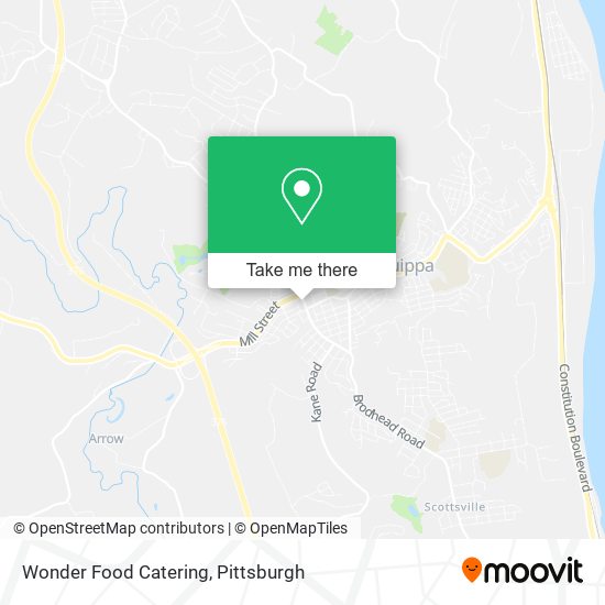 Mapa de Wonder Food Catering